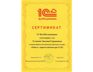 Главный Бухгалтер Устинова Э.Г - 6